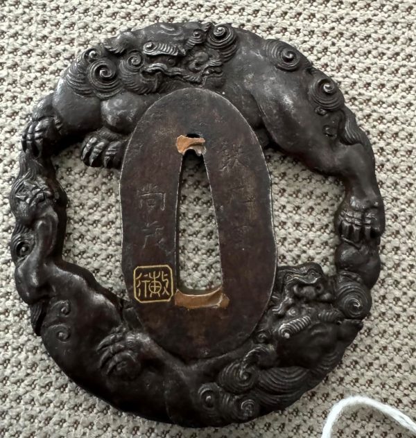 Tanto Shishi Tsuba