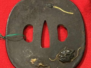 Antique Japanese Katana Tsuba