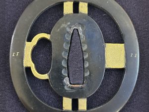 Kokinko Christian Cross Tsuba with NBTHK Hozon Certificate