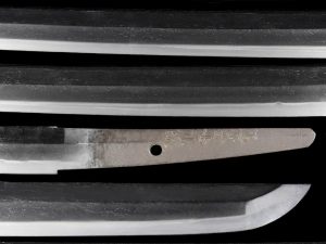 A Rare Kaneshige Wakizashi with Double One Handed Gold Test. NBTHK Tokubetsu Hozon Certificate