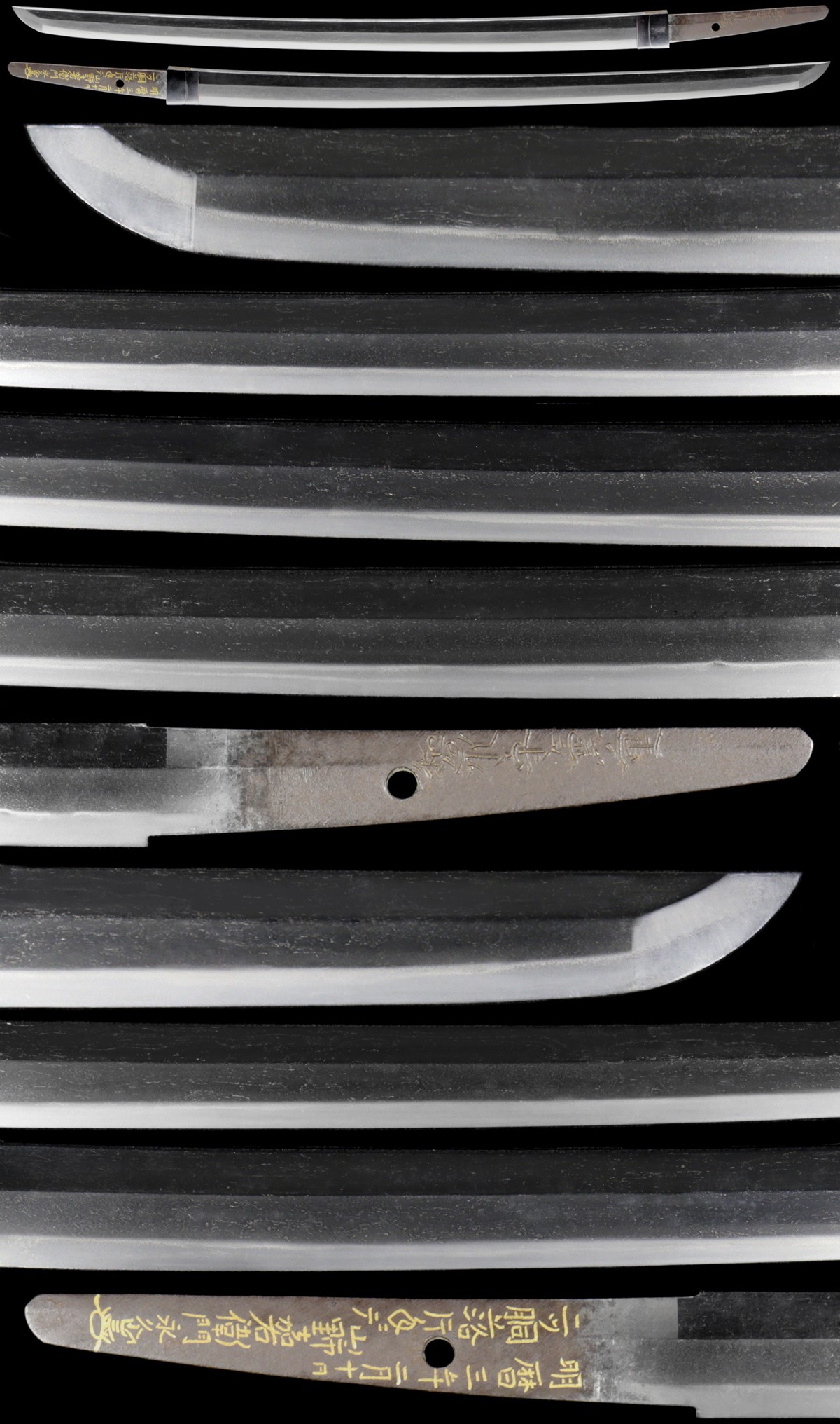 A Rare Kaneshige Wakizashi with Double One Handed Gold Test. NBTHK Tokubetsu Hozon Certificate