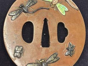 Tonbo Tsuba With NBTHK Tokubetsu Hozon Certificate